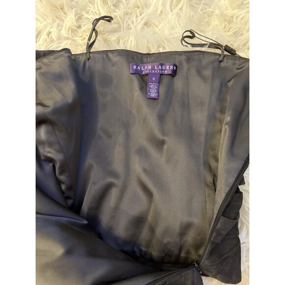 Ralph Lauren Collection Purple Label Vintage Suede Bustier Strapless Top Runway - Picture 12 of 14